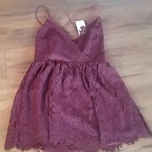 Tobi lace skater dress
